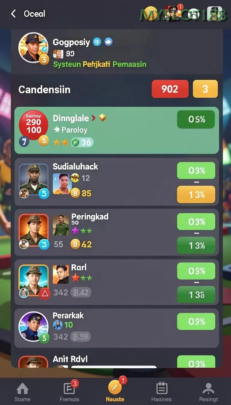 Cuplikan layar RMASTOTO — menu navigasi